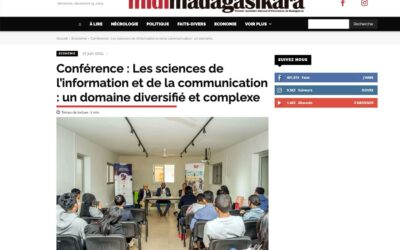 Conférence : Les sciences de l’information et de la communication : un domaine diversifié et complexe