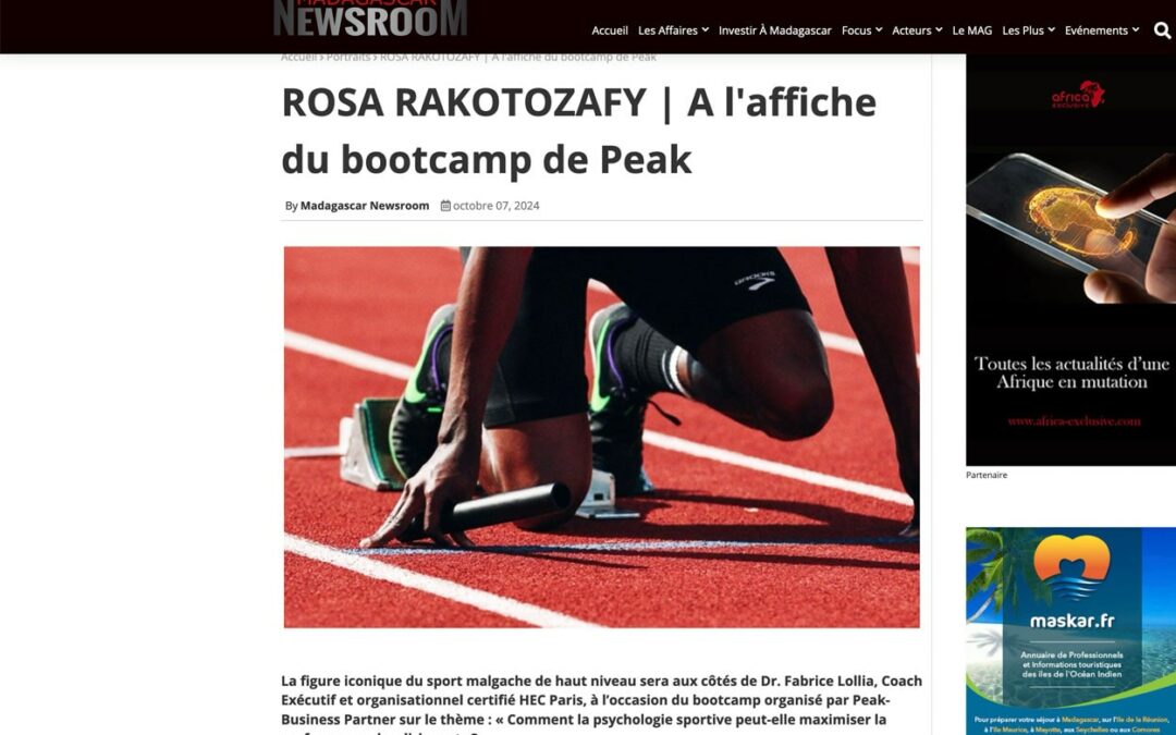 ROSA RAKOTOZAFY | A l’affiche du bootcamp de Peak